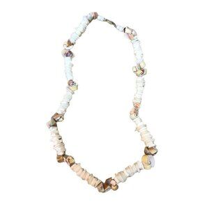Vintage Shell Beach Surfer Hippie BOHO Bohemian Nautical Choker Necklace